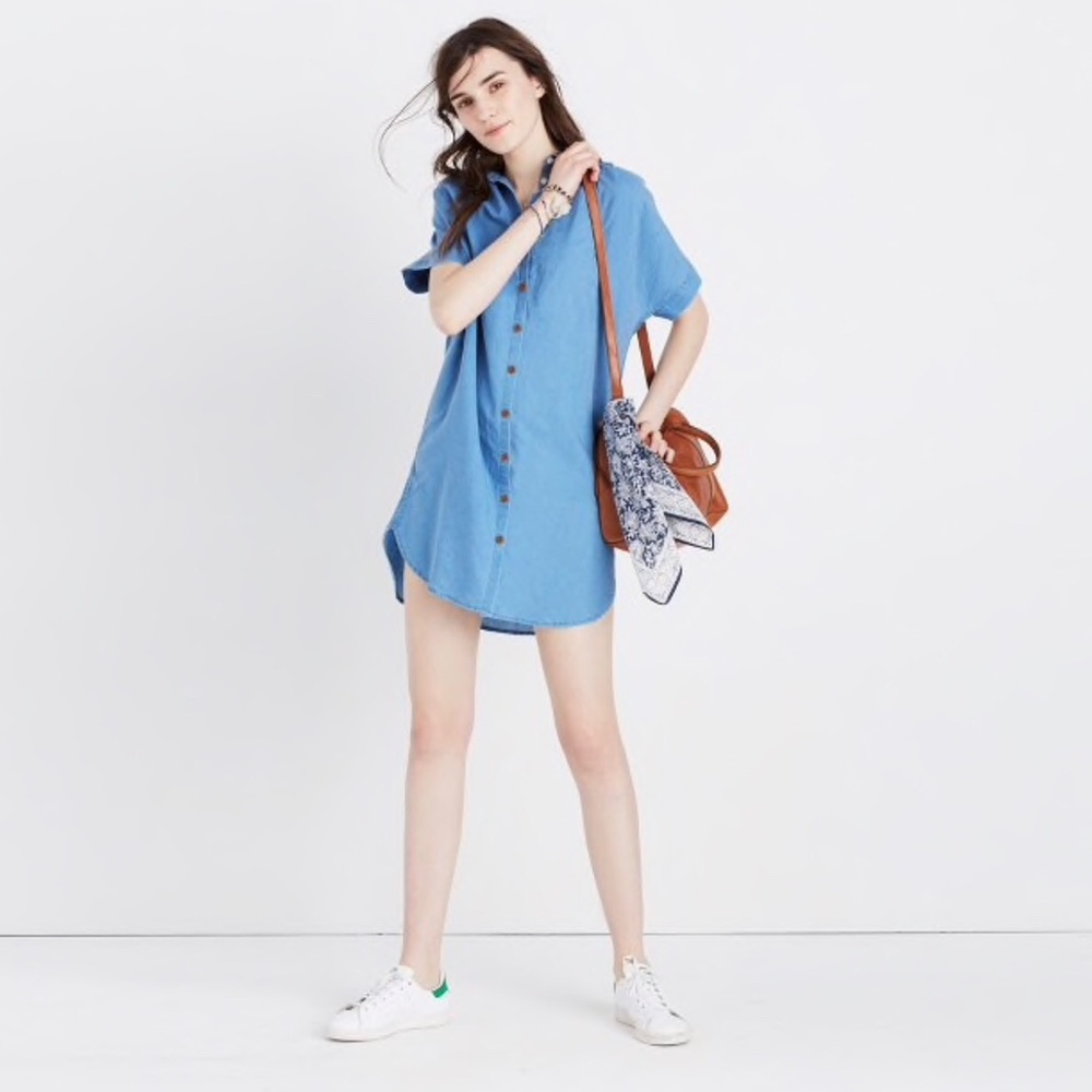 Madewell Indigo Central Shirtdress